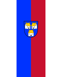 Flag: Dorfen, St | portrait flag | 6m² | 64sqft | 400x150cm | 13x5ft