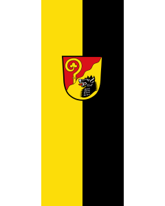 Vertical Hanging Beam Flag: Eitting | portrait flag | 3.5m² | 38sqft | 300x120cm | 10x4ft