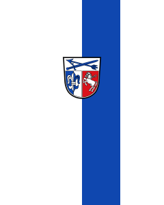 Flag: Fraunberg |  portrait flag | 6m² | 64sqft | 400x150cm | 13x5ft 