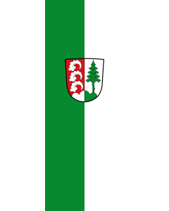 Flag: Inning a.Holz | portrait flag | 6m² | 64sqft | 400x150cm | 13x5ft