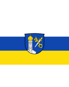 Flag: Kirchberg | landscape flag | 1.35m² | 14.5sqft | 90x150cm | 3x5ft