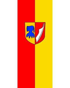 Flag: Neuching |  portrait flag | 3.5m² | 38sqft | 300x120cm | 10x4ft 