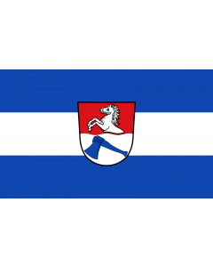 Flag: Sankt Wolfgang |  landscape flag | 1.35m² | 14.5sqft | 90x150cm | 3x5ft 