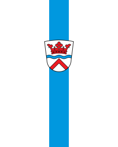 Flagge:  Walpertskirchen  |  Hochformat Fahne | 3.5m² | 300x120cm 