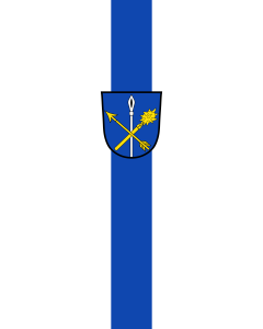 Vertical Hanging Swivel Crossbar Banner Flag: Gammelsdorf | portrait flag | 6m² | 64sqft | 400x150cm | 13x5ft