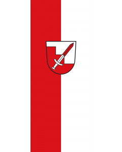 Flag: Hörgertshausen |  portrait flag | 3.5m² | 38sqft | 300x120cm | 10x4ft 