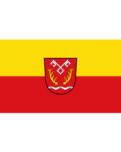 Flagge: Large Kirchdorf a.d.Amper  |  Querformat Fahne | 1.35m² | 90x150cm 