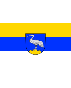 Flag: Kranzberg |  landscape flag | 1.35m² | 14.5sqft | 90x150cm | 3x5ft 