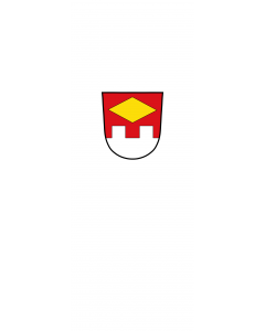 Vertical Hanging Swivel Crossbar Banner Flag: Mauern |  portrait flag | 6m² | 64sqft | 400x150cm | 13x5ft 