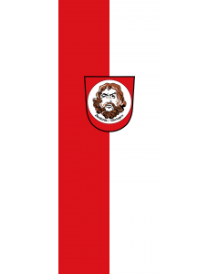Vertical Hanging Swivel Crossbar Banner Flag: Nandlstadt, M |  portrait flag | 6m² | 64sqft | 400x150cm | 13x5ft 