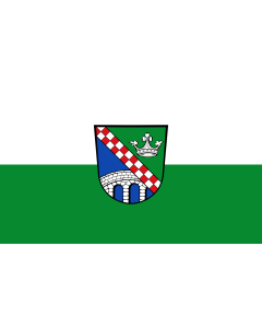 Flag: Fürstenfeldbruck (Kreis) |  landscape flag | 1.35m² | 14.5sqft | 90x150cm | 3x5ft 