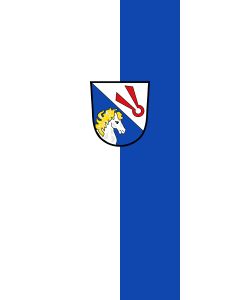 Flagge:  Althegnenberg  |  Hochformat Fahne | 3.5m² | 300x120cm 