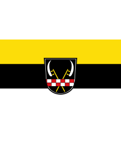 Flag: Emmering |  landscape flag | 1.35m² | 14.5sqft | 90x150cm | 3x5ft 