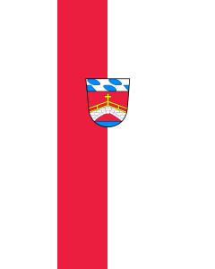 Vertical Hanging Beam Flag: Fürstenfeldbruck, GKSt |  portrait flag | 6m² | 64sqft | 400x150cm | 13x5ft 