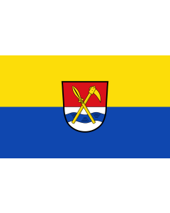 Tisch-Fahne / Tisch-Flagge: Grafrath 15x25cm