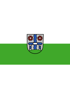 Tisch-Fahne / Tisch-Flagge: Gröbenzell 15x25cm