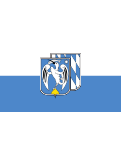 Tisch-Fahne / Tisch-Flagge: Kottgeisering 15x25cm