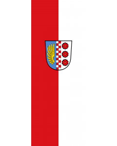Vertical Hanging Swivel Crossbar Banner Flag: Landsberied |  portrait flag | 6m² | 64sqft | 400x150cm | 13x5ft 