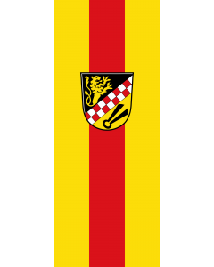 Vertical Hanging Beam Flag: Mammendorf |  portrait flag | 3.5m² | 38sqft | 300x120cm | 10x4ft 