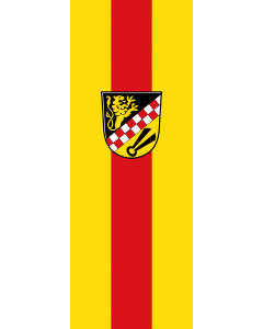 Vertical Hanging Swivel Crossbar Banner Flag: Mammendorf |  portrait flag | 6m² | 64sqft | 400x150cm | 13x5ft 
