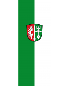 Vertical Hanging Swivel Crossbar Banner Flag: Mittelstetten |  portrait flag | 6m² | 64sqft | 400x150cm | 13x5ft 