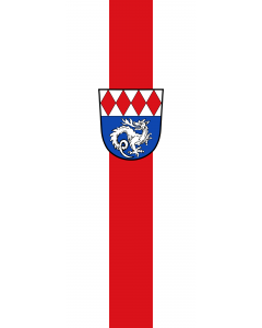 Vertical Hanging Beam Flag: Oberschweinbach |  portrait flag | 3.5m² | 38sqft | 300x120cm | 10x4ft 