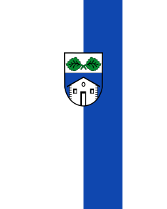 Vertical Hanging Beam Flag: Puchheim, St | portrait flag | 6m² | 64sqft | 400x150cm | 13x5ft