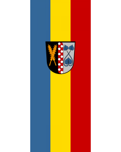 Vertical Hanging Beam Flag: Türkenfeld |  portrait flag | 3.5m² | 38sqft | 300x120cm | 10x4ft 