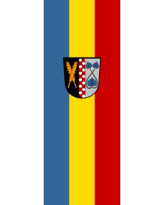 Vertical Hanging Swivel Crossbar Banner Flag: Türkenfeld |  portrait flag | 6m² | 64sqft | 400x150cm | 13x5ft 