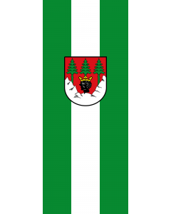 Flag: Mittenwald, M |  portrait flag | 3.5m² | 38sqft | 300x120cm | 10x4ft 