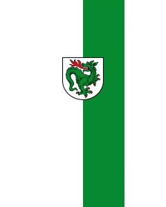 Flag: Murnau a.Staffelsee, M |  portrait flag | 3.5m² | 38sqft | 300x120cm | 10x4ft 
