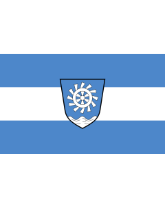 Tisch-Fahne / Tisch-Flagge: Oberau 15x25cm
