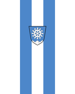 Flag: Oberau |  portrait flag | 6m² | 64sqft | 400x150cm | 13x5ft 