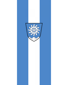 Flag: Oberau |  portrait flag | 3.5m² | 38sqft | 300x120cm | 10x4ft 