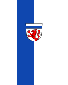 Flagge:  Saulgrub  |  Hochformat Fahne | 3.5m² | 300x120cm 