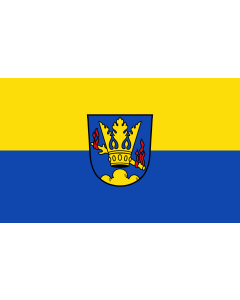 Tisch-Fahne / Tisch-Flagge: Spatzenhausen 15x25cm