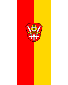Flagge:  Uffing a.Staffelsee  |  Hochformat Fahne | 3.5m² | 300x120cm 