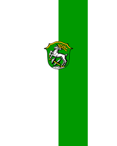 Flagge:  Unterammergau  |  Hochformat Fahne | 3.5m² | 300x120cm 