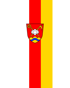 Flagge:  Wallgau  |  Hochformat Fahne | 3.5m² | 300x120cm 