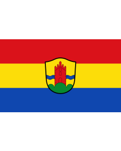 Tisch-Fahne / Tisch-Flagge: Apfeldorf 15x25cm