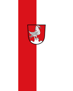 Flagge:  Denklingen  |  Hochformat Fahne | 3.5m² | 300x120cm 