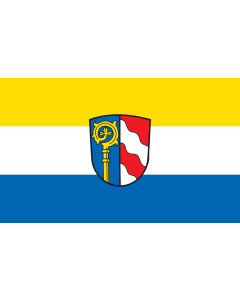 Tisch-Fahne / Tisch-Flagge: Eching am Ammersee 15x25cm