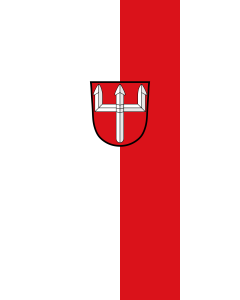 Flagge:  Egling a.d.Paar  |  Hochformat Fahne | 3.5m² | 300x120cm 
