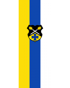 Vertical Hanging Swivel Crossbar Banner Flag: Eresing |  portrait flag | 6m² | 64sqft | 400x150cm | 13x5ft 