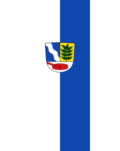 Flagge:  Fuchstal  |  Hochformat Fahne | 3.5m² | 300x120cm 
