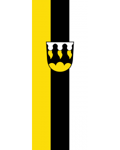 Vertical Hanging Beam Flag: Igling |  portrait flag | 6m² | 64sqft | 400x150cm | 13x5ft 