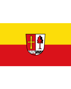 Tisch-Fahne / Tisch-Flagge: Obermeitingen 15x25cm