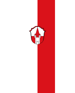 Vertical Hanging Swivel Crossbar Banner Flag: Prittriching |  portrait flag | 6m² | 64sqft | 400x150cm | 13x5ft 