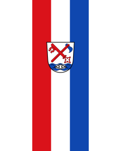 Vertical Hanging Swivel Crossbar Banner Flag: Rott | portrait flag | 6m² | 64sqft | 400x150cm | 13x5ft