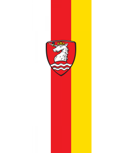 Flag: Schondorf am Ammersee |  portrait flag | 3.5m² | 38sqft | 300x120cm | 10x4ft 